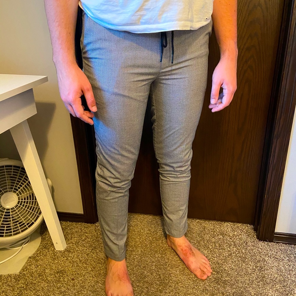 Patterned Dress Pants